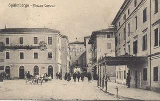 Piaza Cavour Spilimbergo 1910